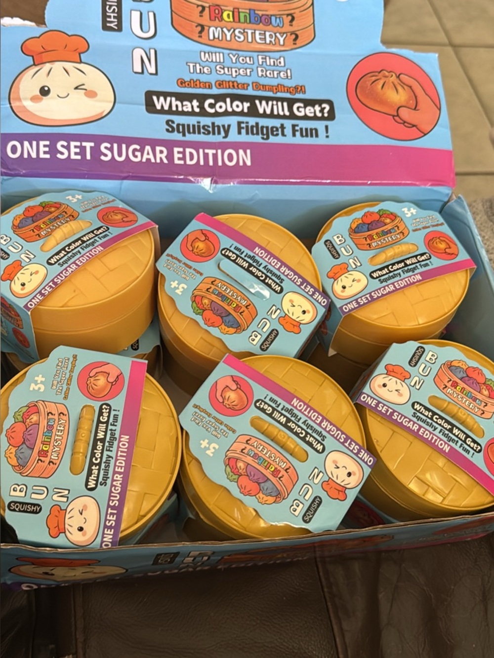 Squishy Fidget Toy - One Set Sugar Edition (Gold)